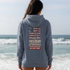 Never Waver Definition Hoodie — Stand By Your Word Back Graphic Womens