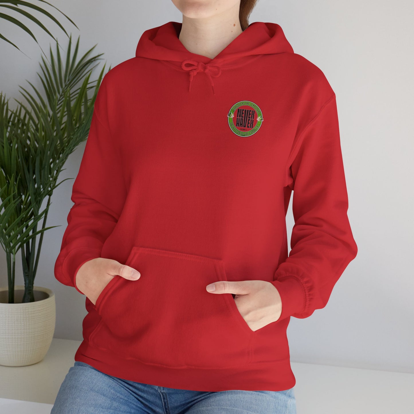 'Never Waver Hangovers Are Temporary Drunk Stories Are Forever Unisex Heavy Blend™ Hoodie