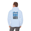 Carolina Fans Never Waver Hooded Sweatshirt | Unisex Heavy Blend™ | Casual Comfort for Fans