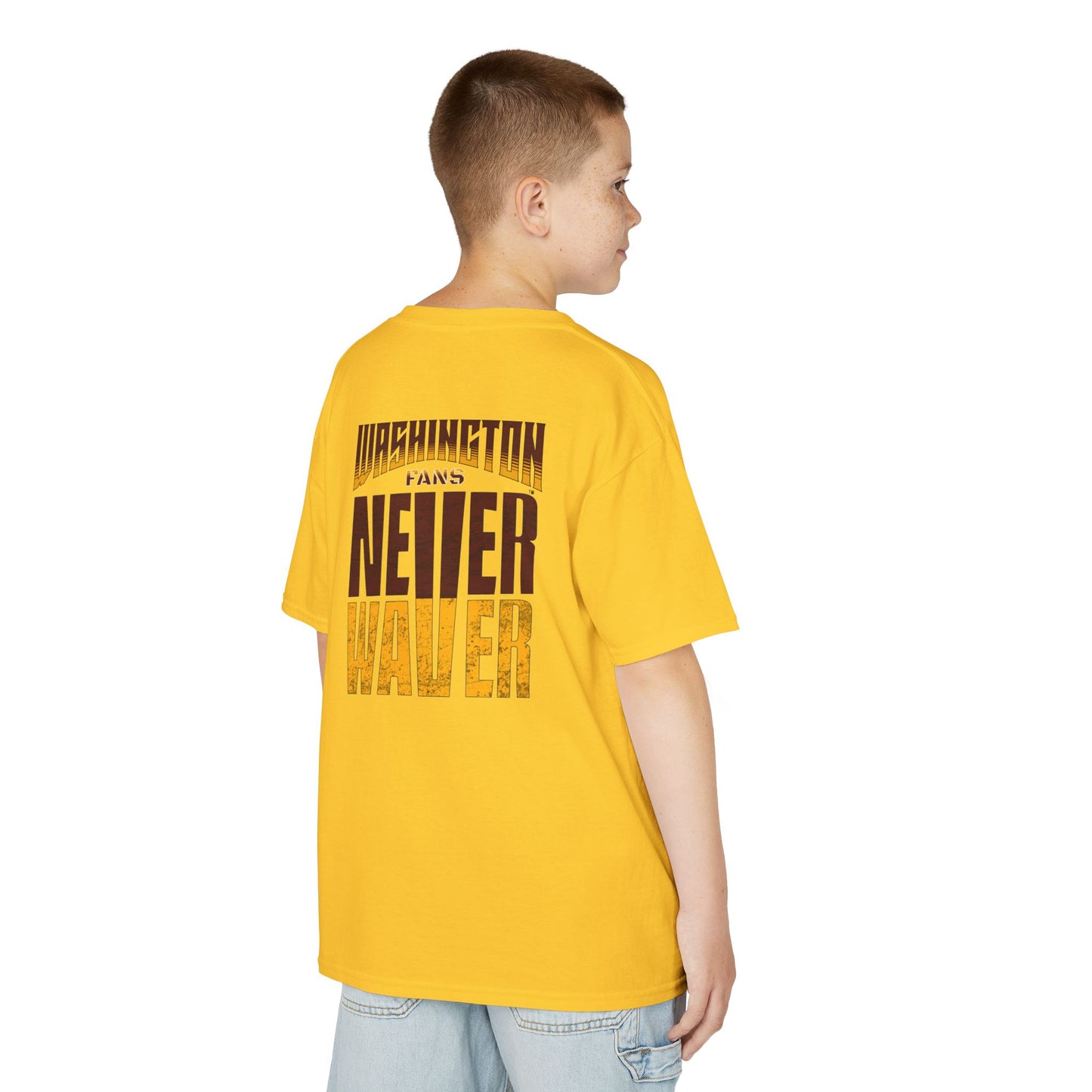 Washington Fans Never Waver Kids Heavy Cotton™ Tee