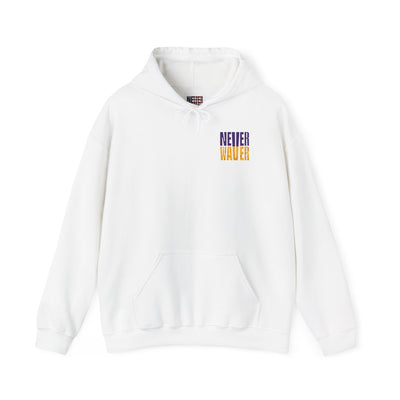 Minnesota Fans Never Waver w Leopard Football Unisex Heavy Blend™ Hoodie