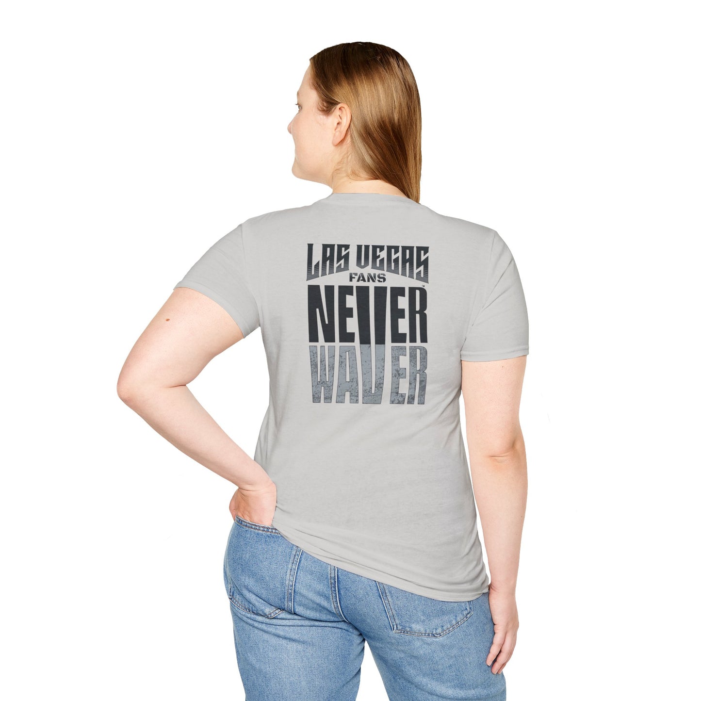Las Vegas Fans Never Waver Unisex Softstyle T-Shirt
