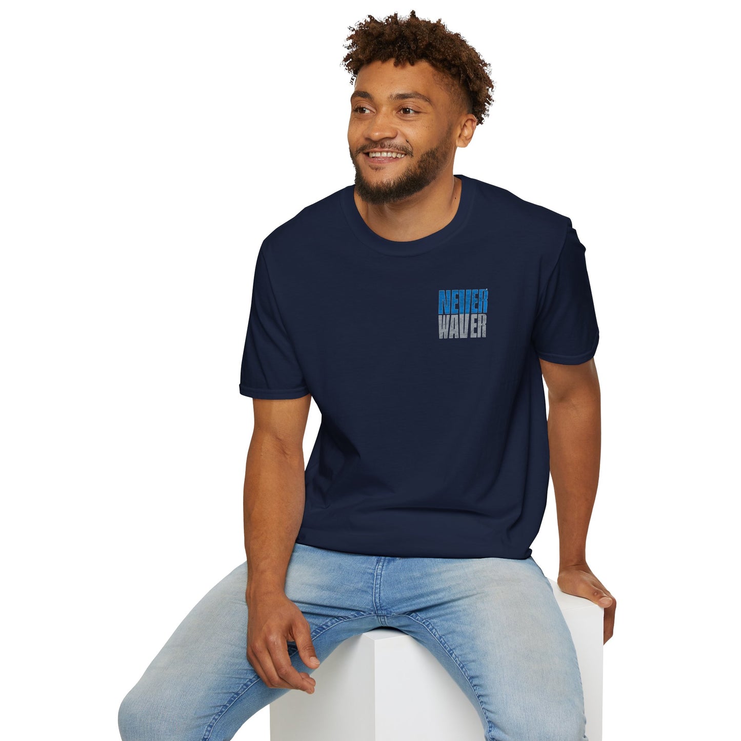 Detroit Fans Never Waver Unisex Softstyle T-Shirt