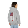 "Never Waver Golf American Flag" Hoodie for Young Golfers