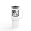 Never Waver Tree of Cancer Ribbons, Insulated Travel Mug -40oz