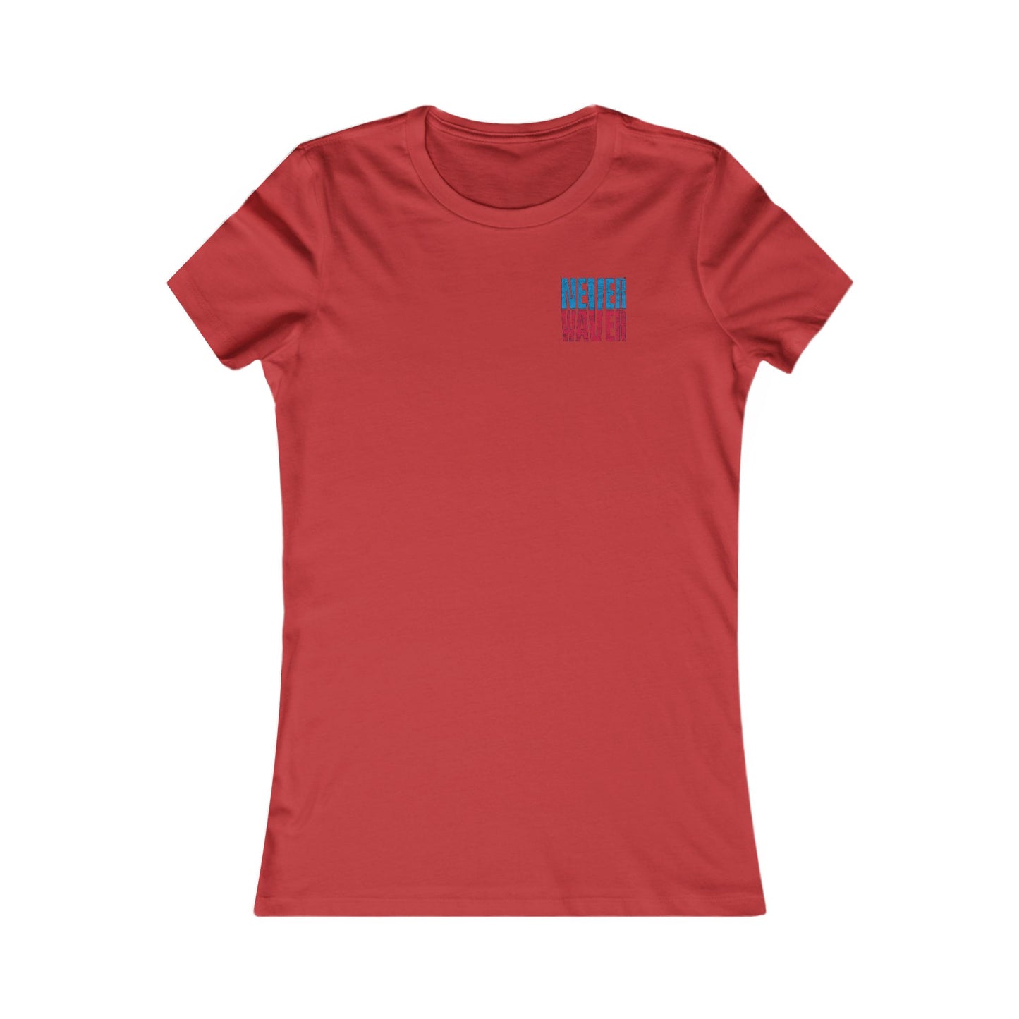 Tennessee Fans Never Waver W-Leopard Football Women's Favorite Tee
