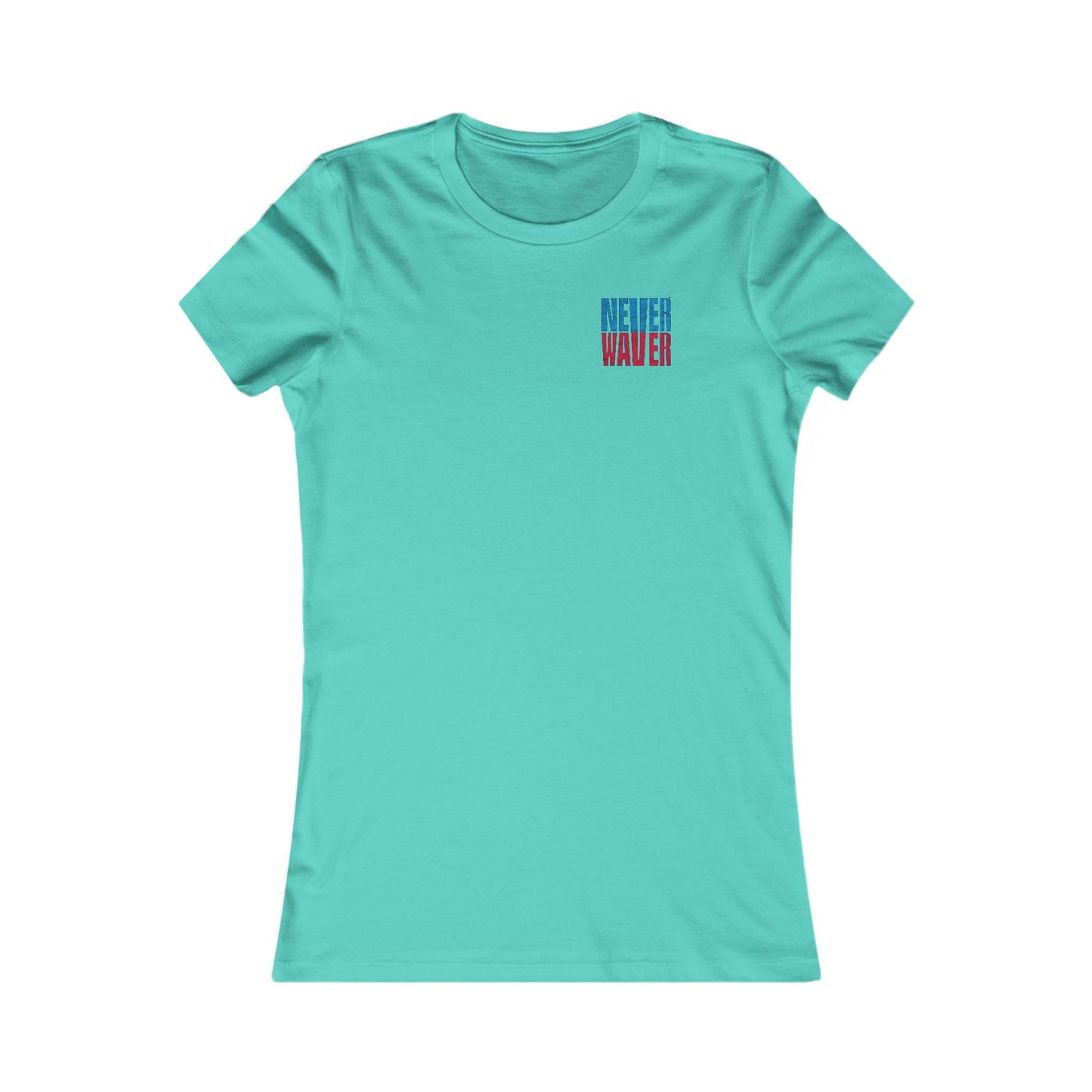Tennessee Fans Never Waver W-Leopard Football Women's Favorite Tee