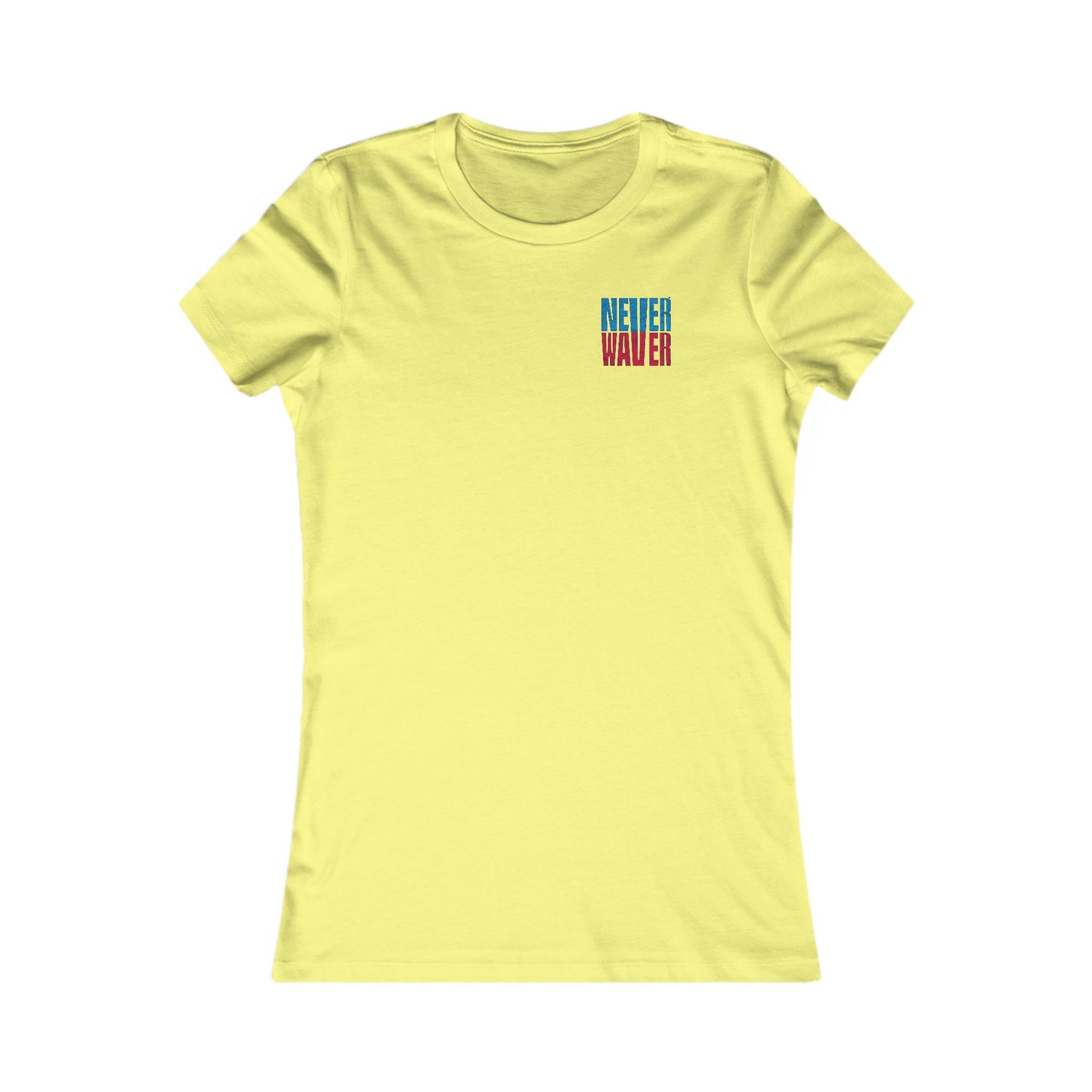 Tennessee Fans Never Waver W-Leopard Football Women's Favorite Tee