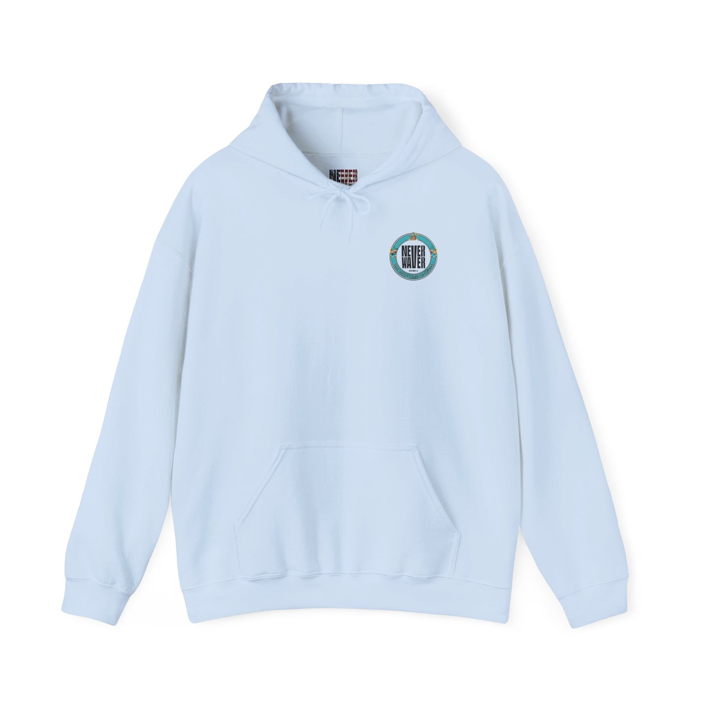 Eco-Friendly Unisex Hoodie: "Never Waver Save Water Drink Tiki Drinks"
