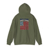 'New York Fans Never Waver' American Flag Design Unisex Heavy Blend™ Hoodie