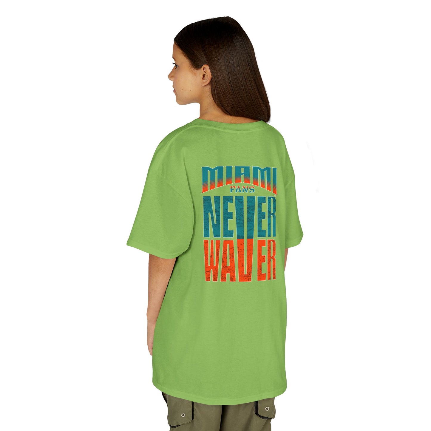 Miami Fans Never Waver Kids Heavy Cotton™ Tee