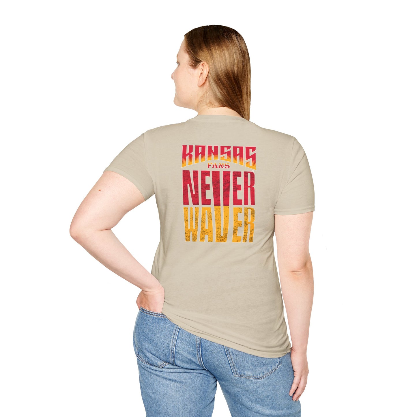 Kansas Fans Never Waver T-Shirt