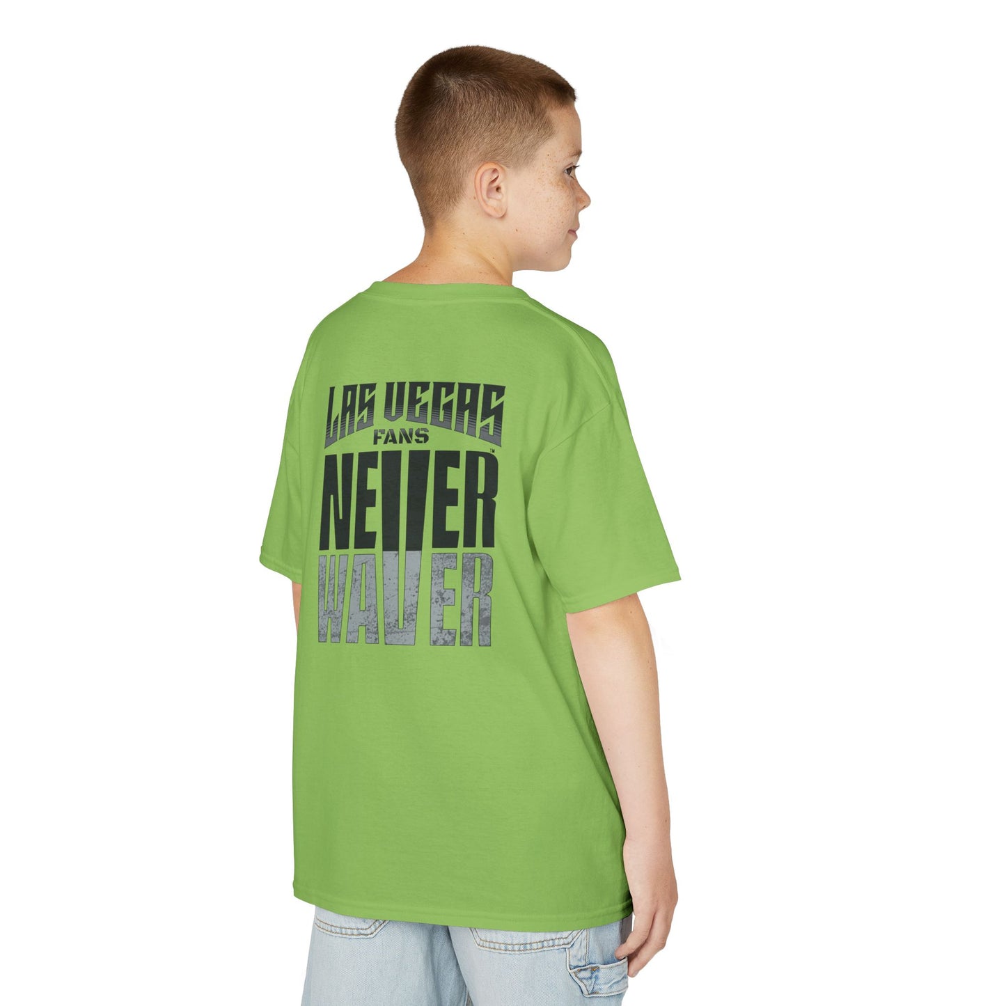 Las Vegas Fans Never Waver Kids Heavy Cotton™ Tee