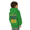 Green Bay Fans Never Waver Youth Heavy Blend Hooded Sweatshirt