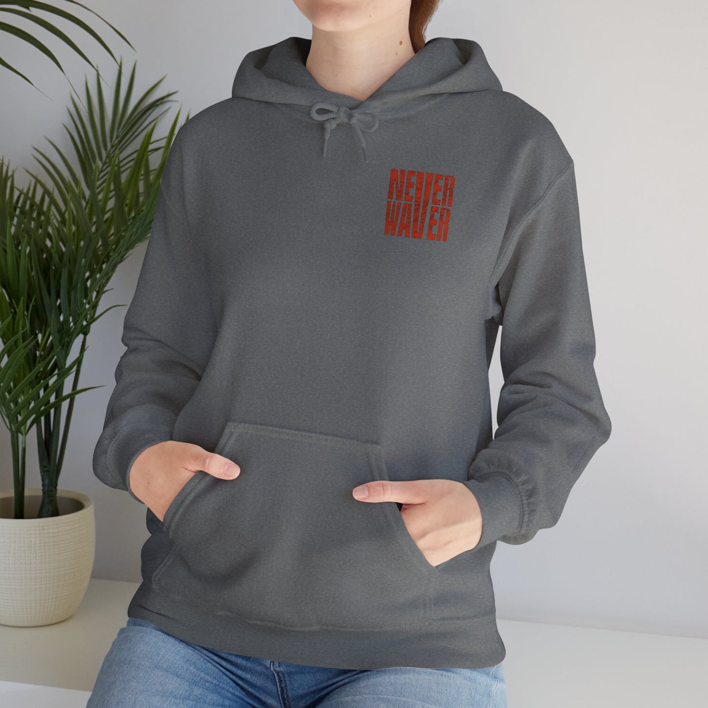 Cleveland Fans Never Waver Unisex Hooded Sweatshirt - Heavy Blend™
