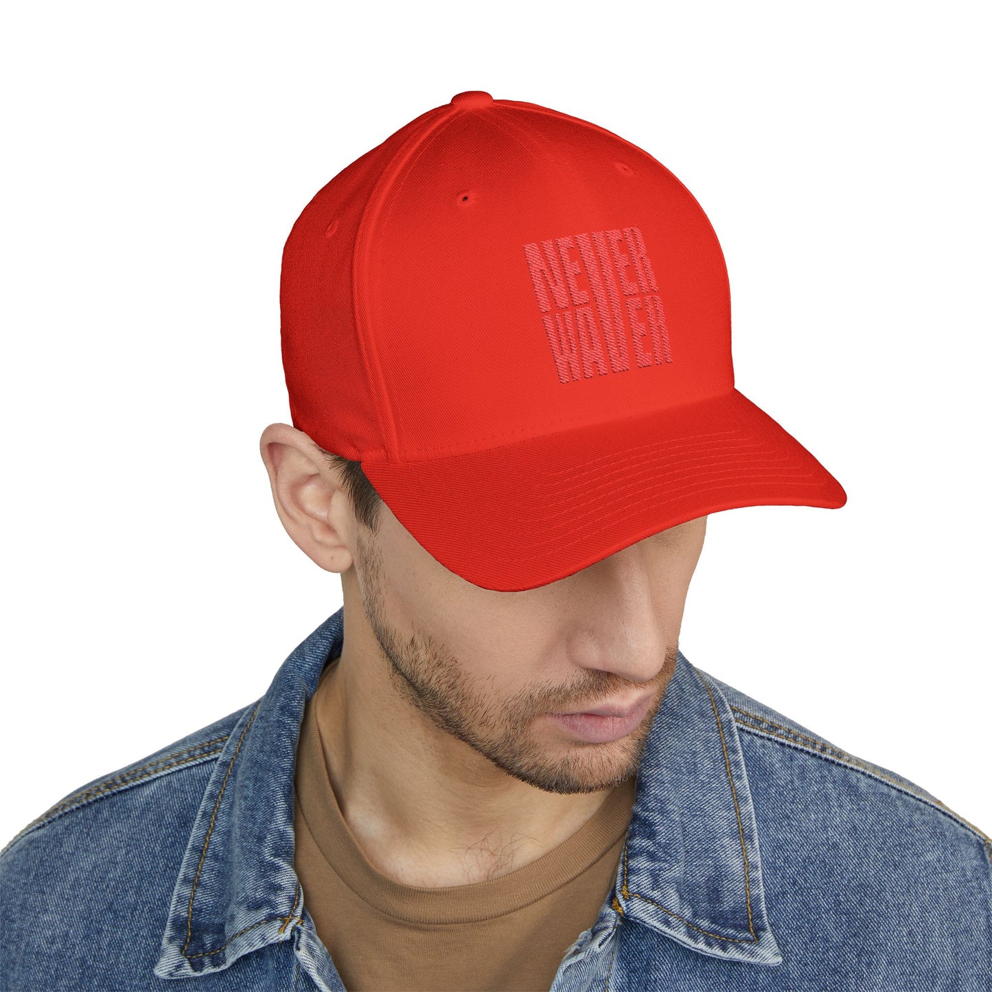 "NEVER WAVER" Hat