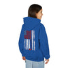 "Never Waver Golf American Flag" Hoodie for Young Golfers