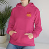 Kansas Fans Never Waver W-Leopard Football Unisex Heavy Blend™ Hooded Sweatshirt