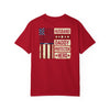 'Never Waver Husband Daddy Protector Hero ' Design Unisex Garment-Dyed T-Shirt