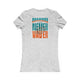 Miami Fans Never Waver W-Leopard Football Women's Favorite Tee by Printify