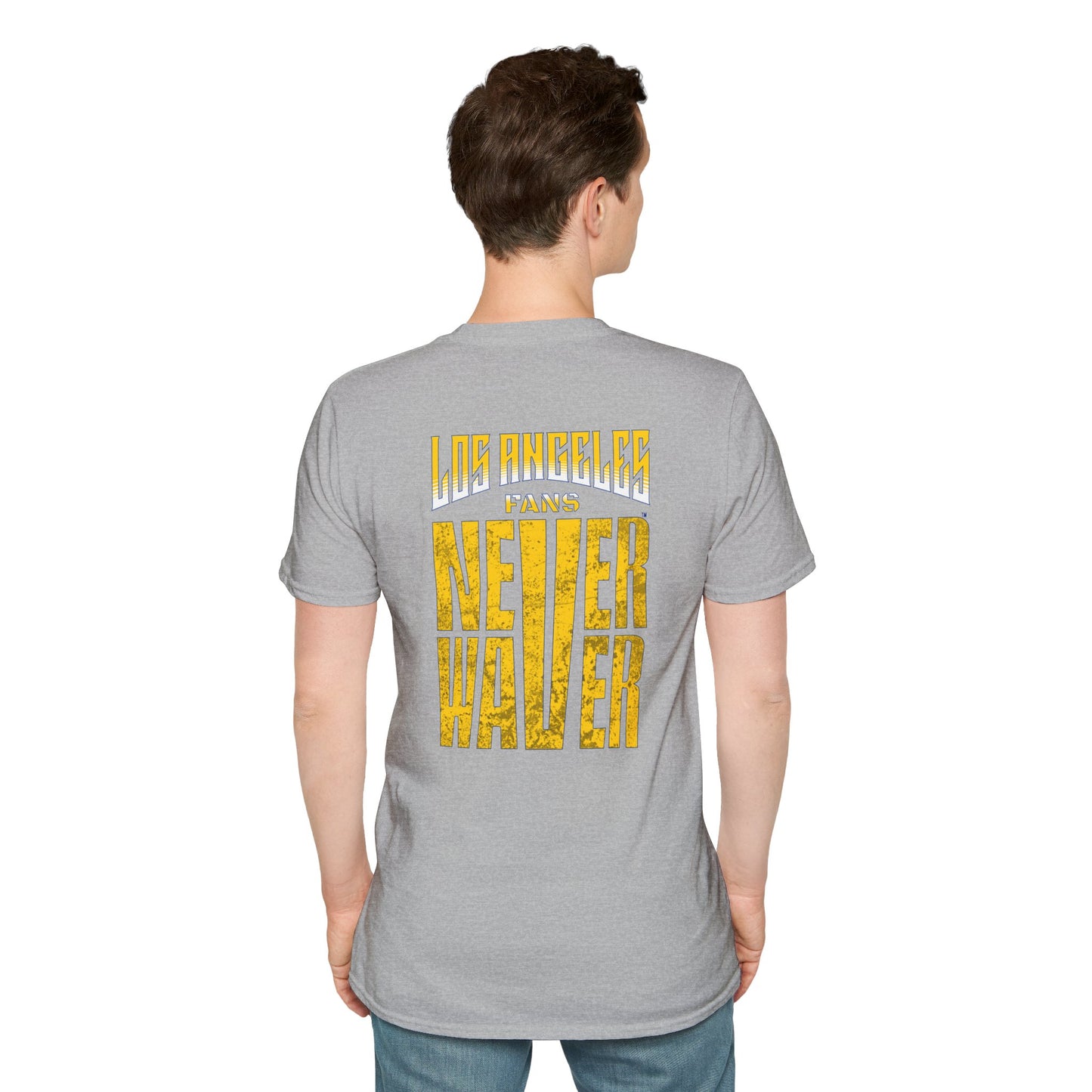 Los Angeles Fans Never Waver Unisex Softstyle T-Shirt