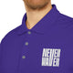 Never Waver adidas Unisex Performance Polo by Printify