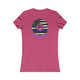 Never Waver Always Back The Blue Women's Favorite Tee by Printify