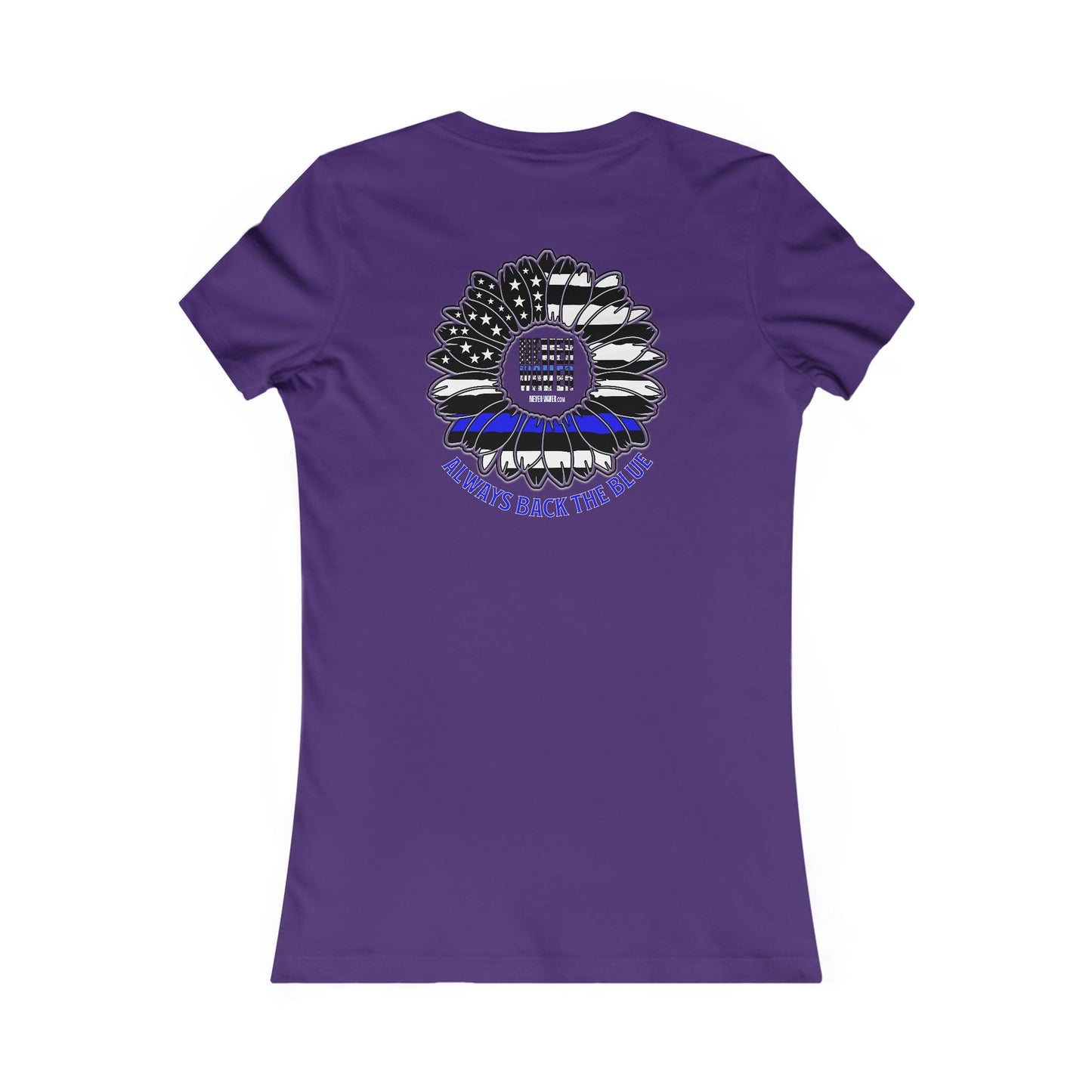 Never Waver Always Back The Blue  Women's Favorite Tee