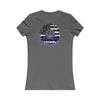 Never Waver Always Back The Blue  Women's Favorite Tee