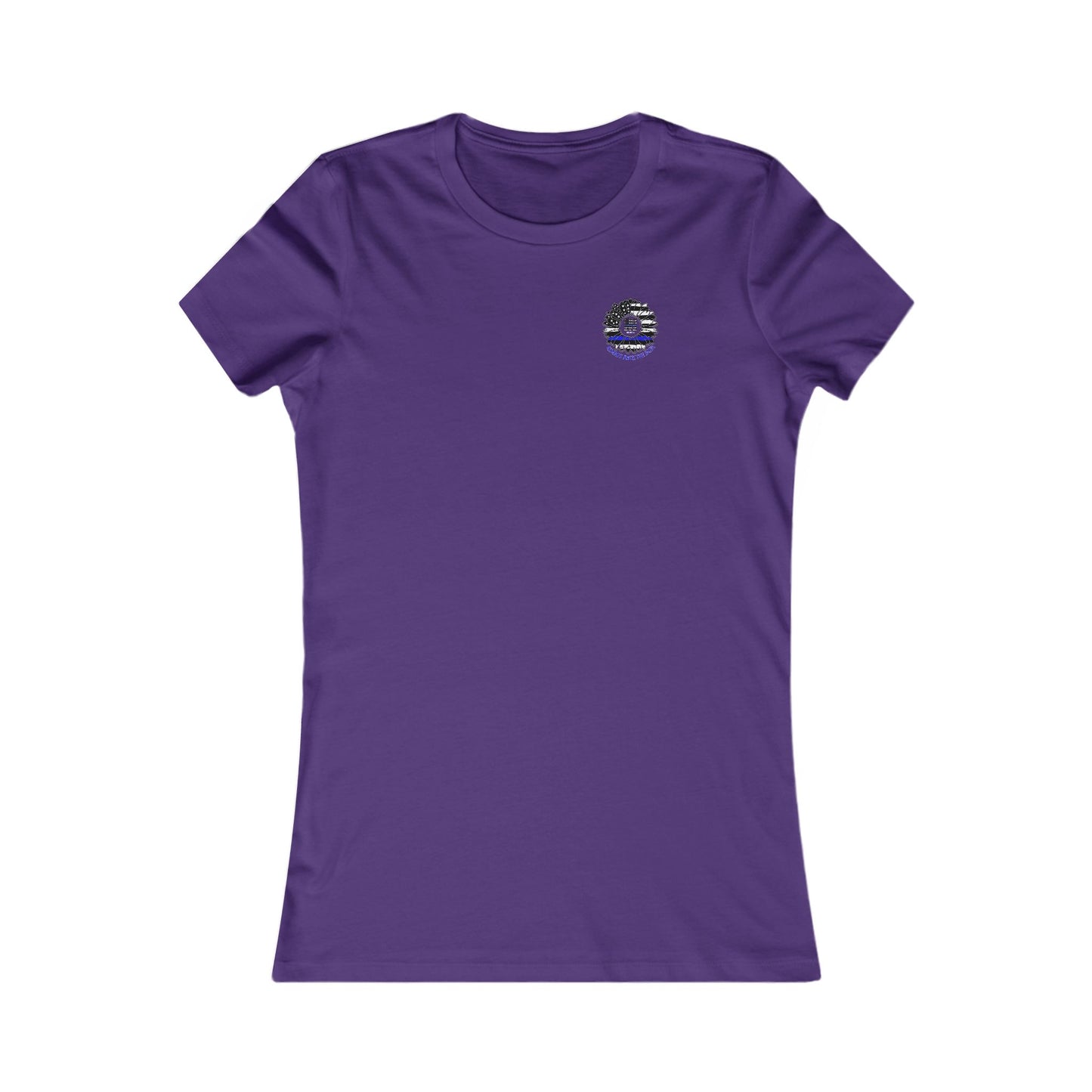 Never Waver Always Back The Blue  Women's Favorite Tee
