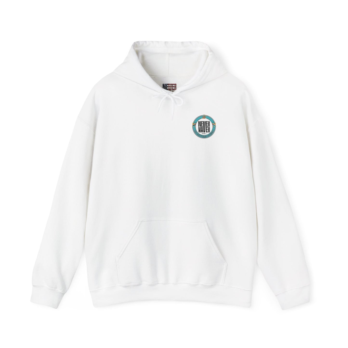 Eco-Friendly Unisex Hoodie: "Never Waver Save Water Drink Tiki Drinks"