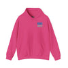"Detroit Fans NEVER WAVER w Leopard Football" Inspirational Wear Unisex Heavy Blend™ Hooded Sweatshirt