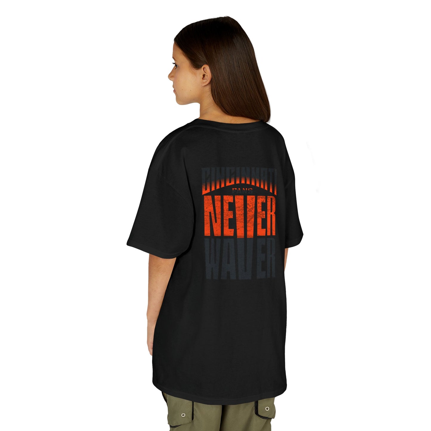 Cincinnati Fans Never Waver Kids Heavy Cotton™ Tee