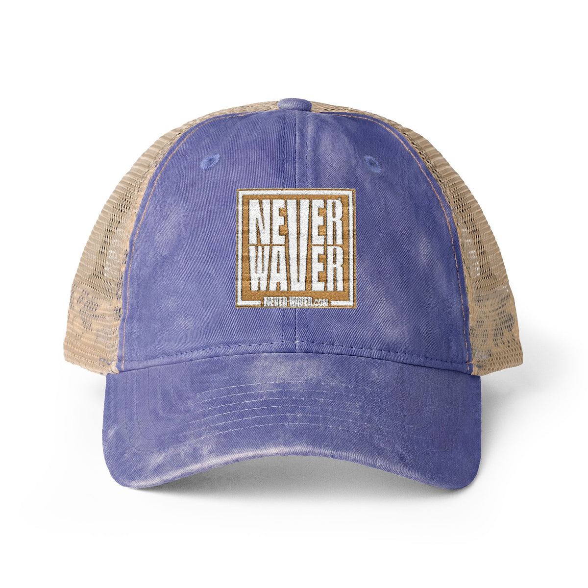Never Waver Women's Washed Mesh-Back Cap