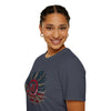 Never Waver Be Red White & a Little Bougie Unisex Softstyle T-Shirt