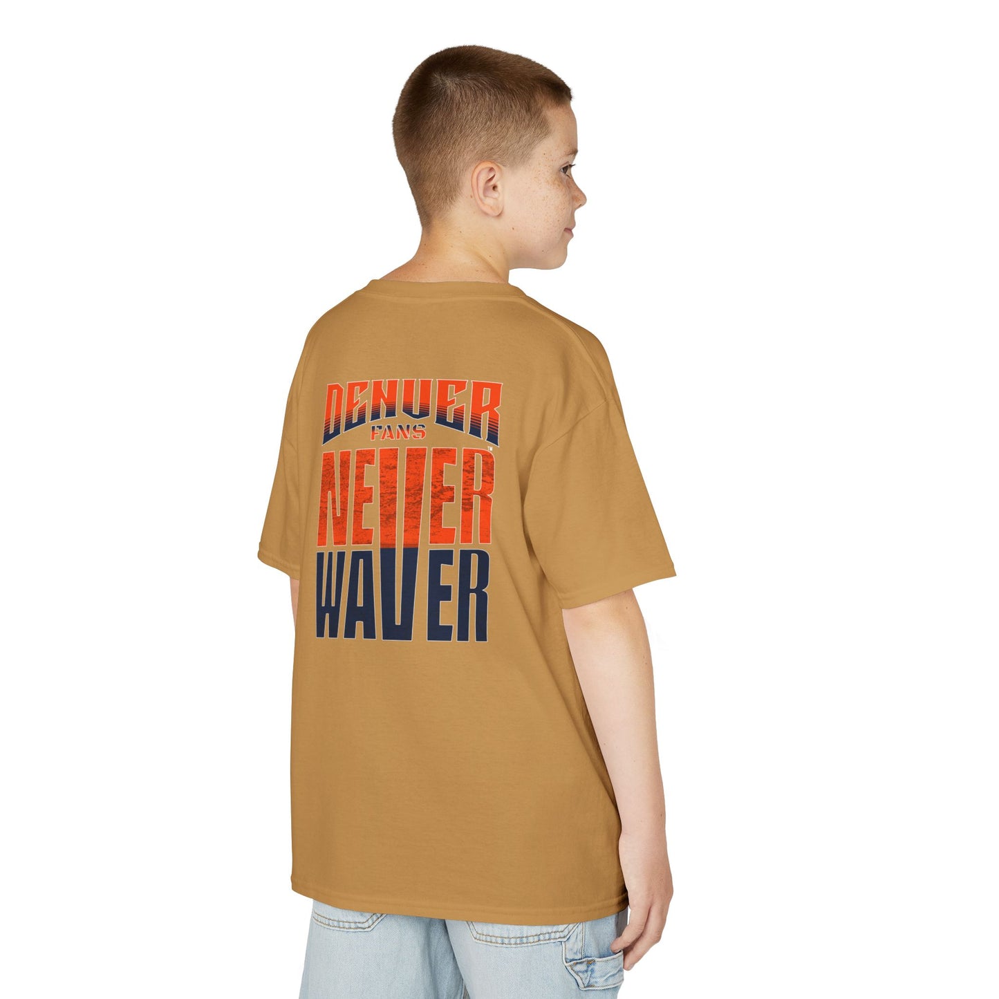 Denver Fans Never Waver Kids Heavy Cotton™ Tee