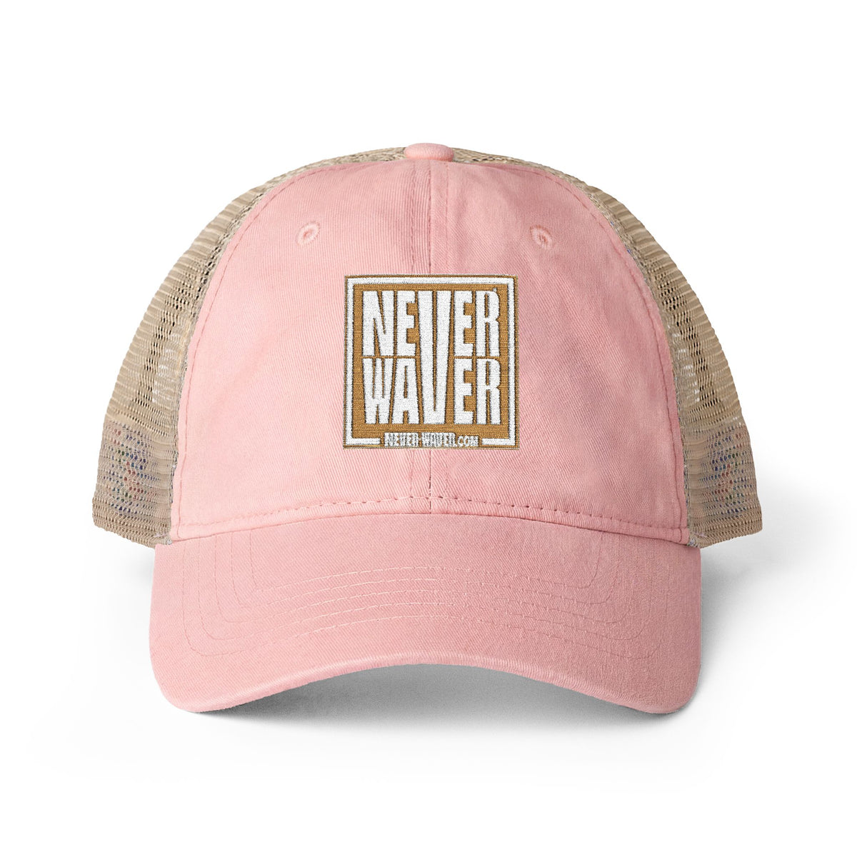 Never Waver Women's Washed Mesh-Back Cap