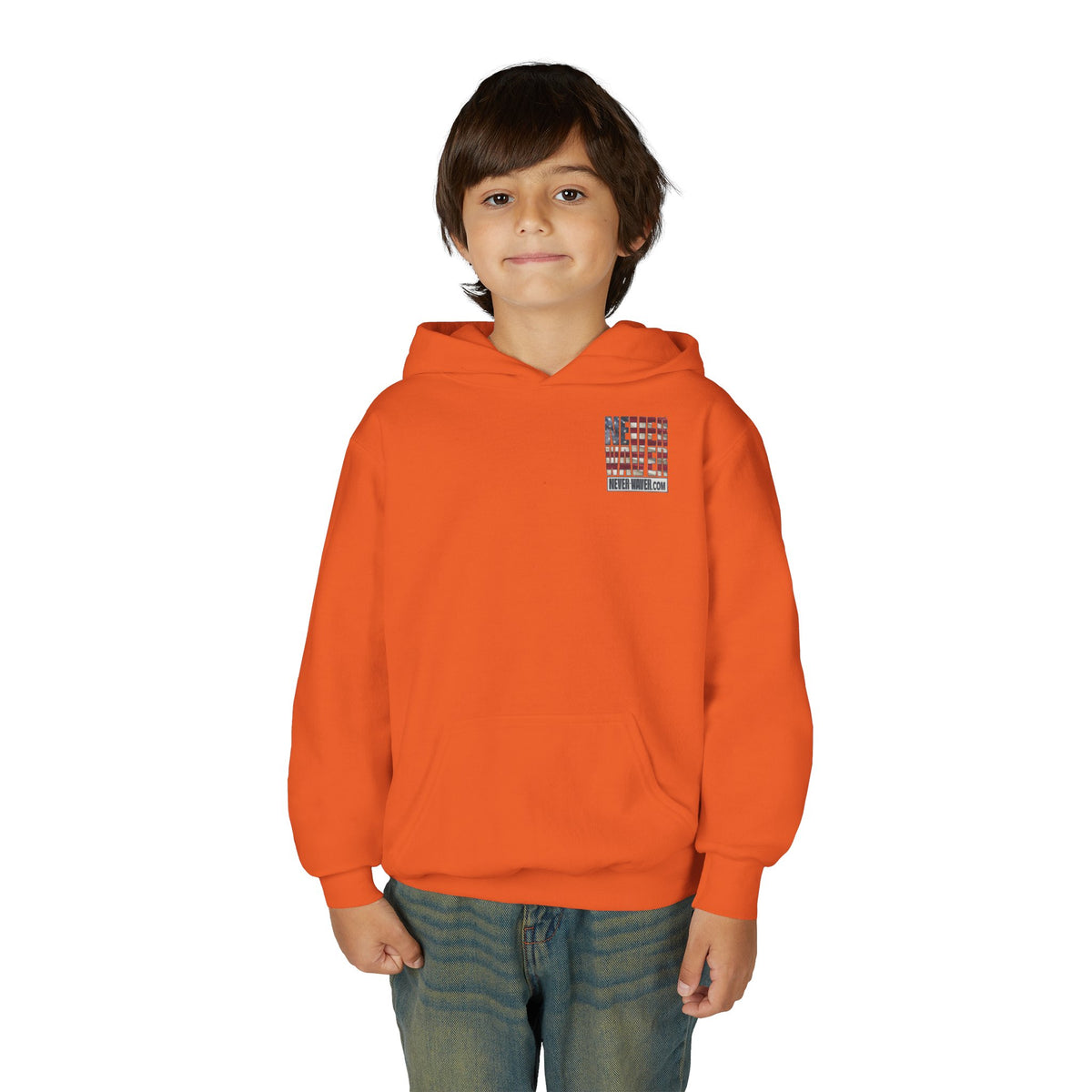 Never Waver® Earn It Youth Hoodie | Old-School Backbone