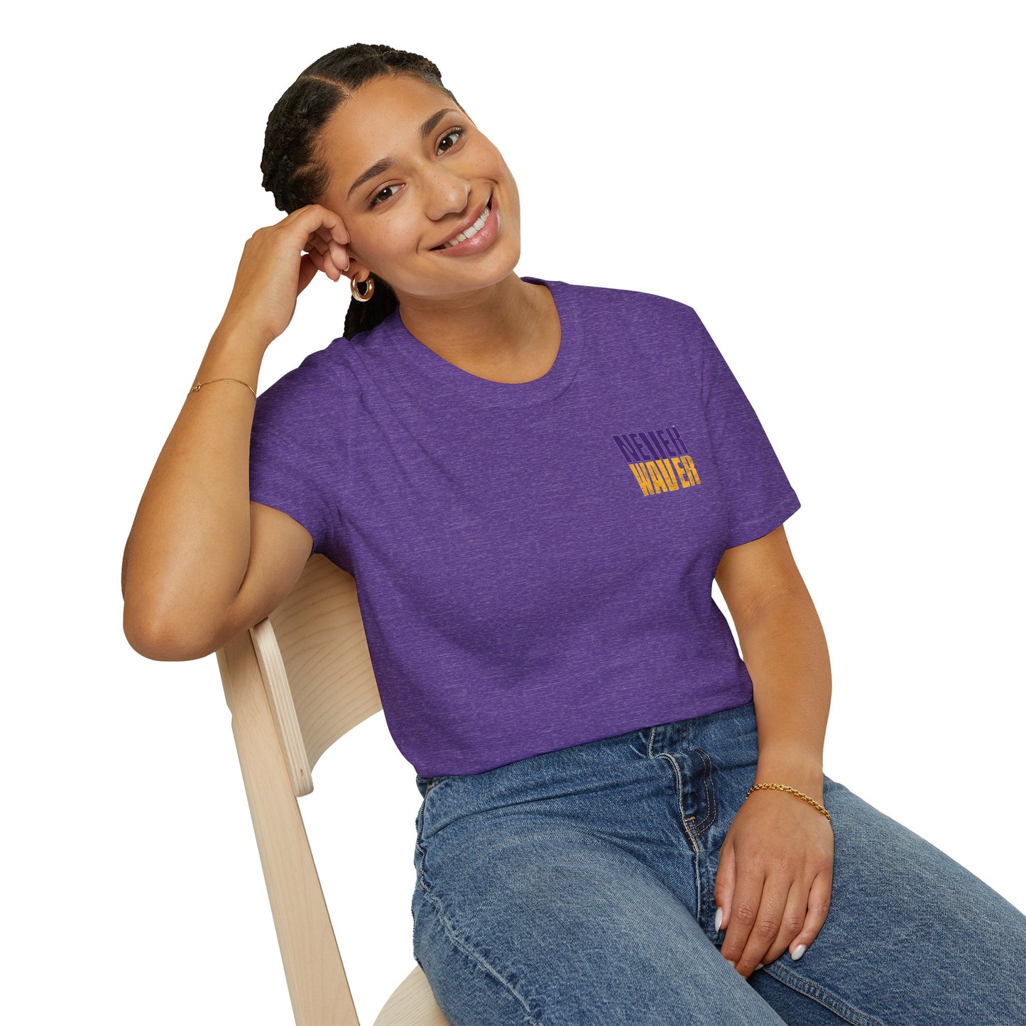 Minnesota Fans Never Waver Unisex Softstyle T-Shirt