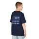 Never Waver Back The Blue  Kids Heavy Cotton™ Tee