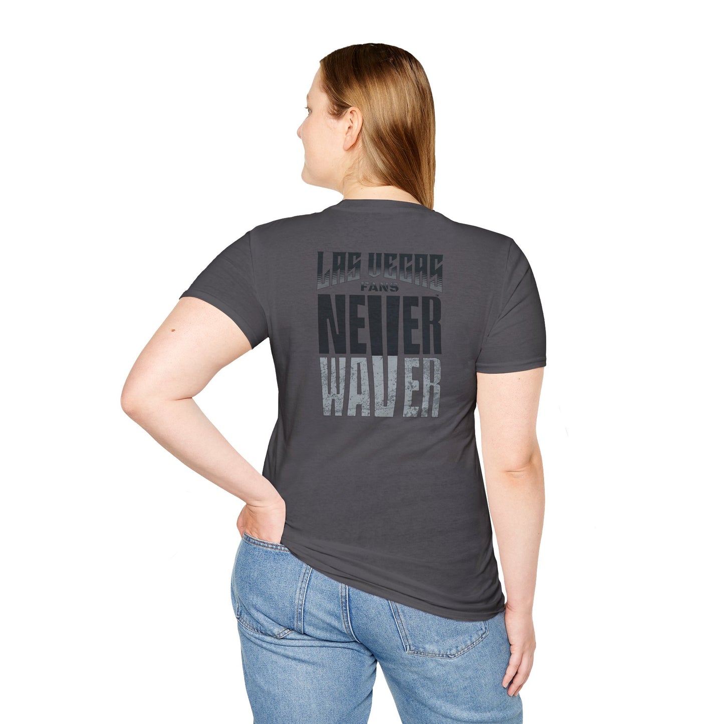 Las Vegas Fans Never Waver Unisex Softstyle T-Shirt