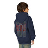 Atlanta Fans Never Waver Youth Heavy Blend Hooded Sweatshirt