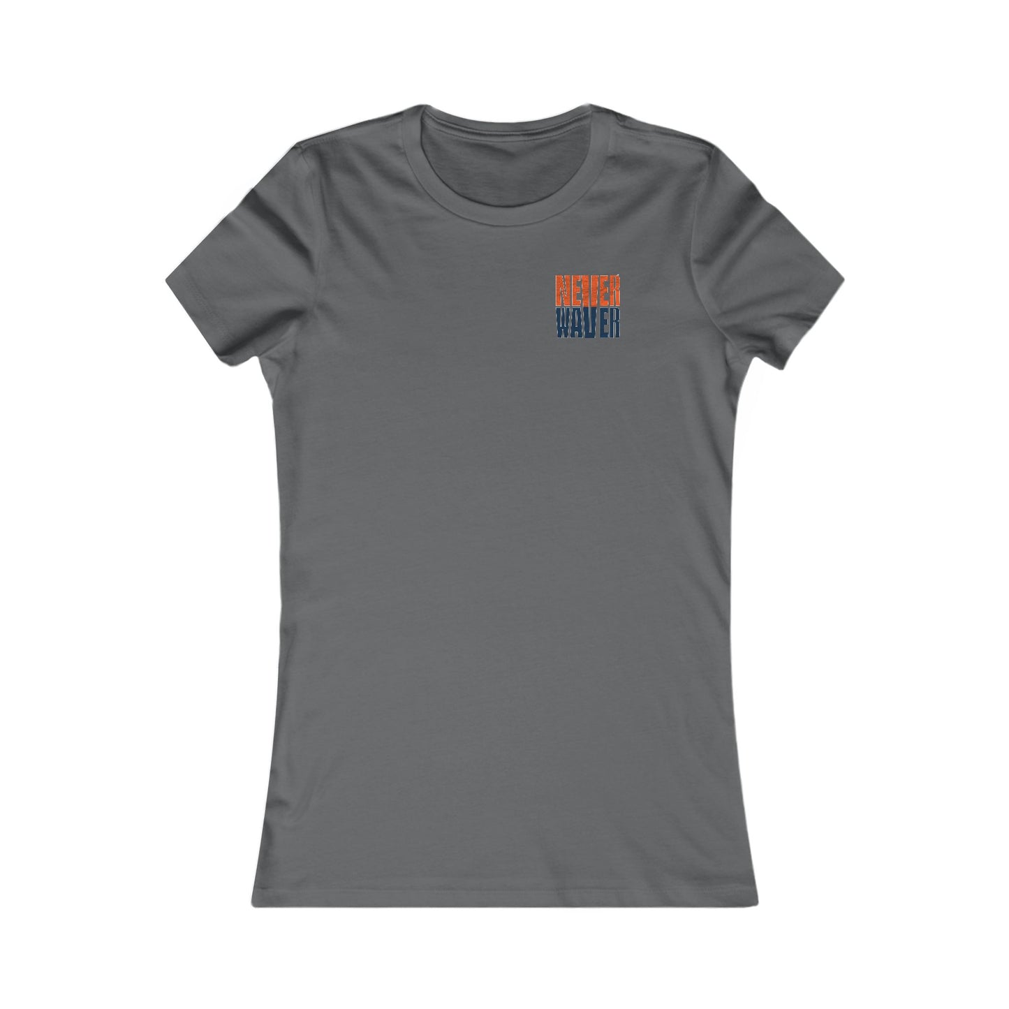 Denver Fans Never Waver W-Leopard Football Women's Favorite Tee