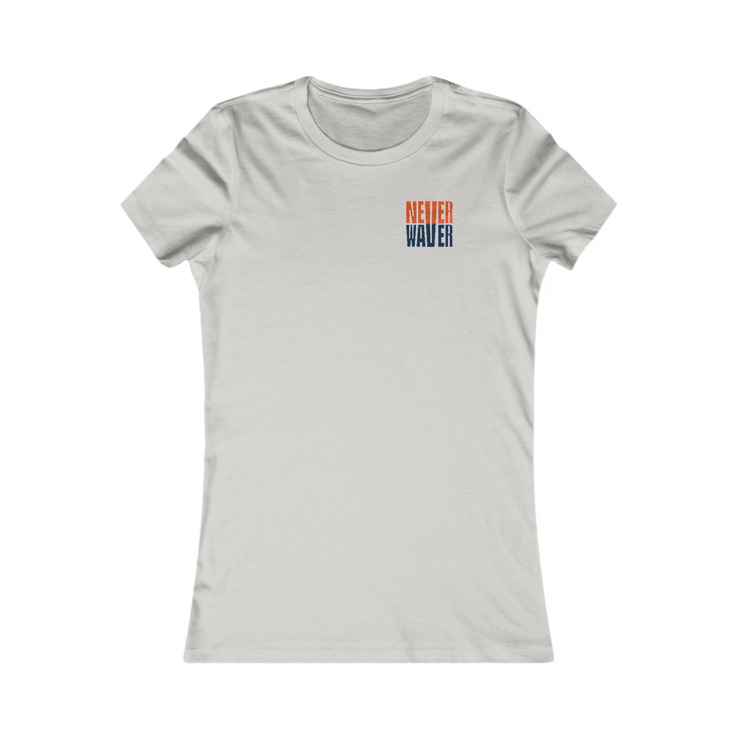 Denver Fans Never Waver W-Leopard Football Women's Favorite Tee