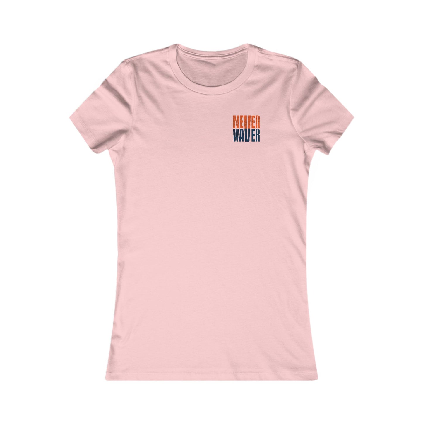 Denver Fans Never Waver W-Leopard Football Women's Favorite Tee