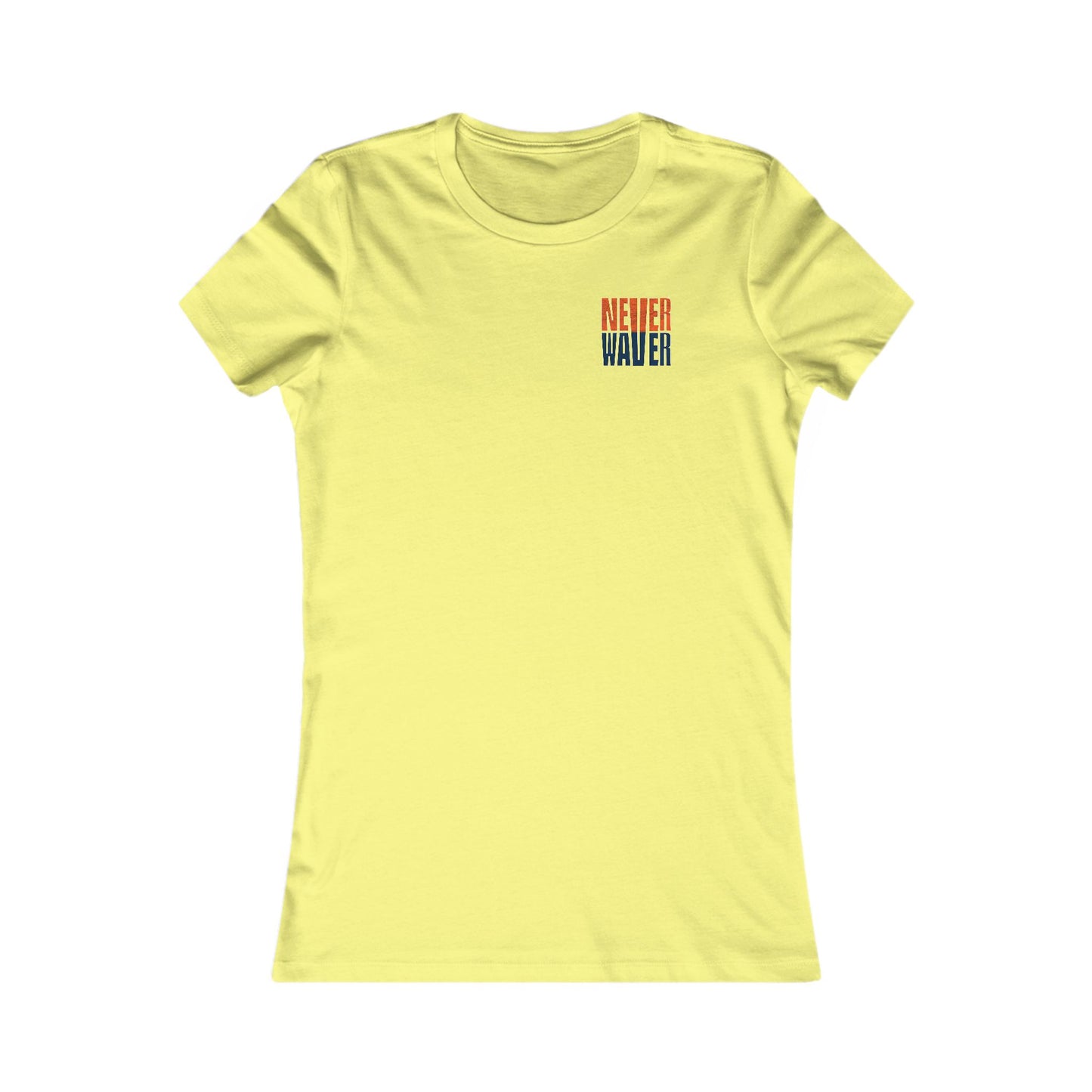 Denver Fans Never Waver W-Leopard Football Women's Favorite Tee