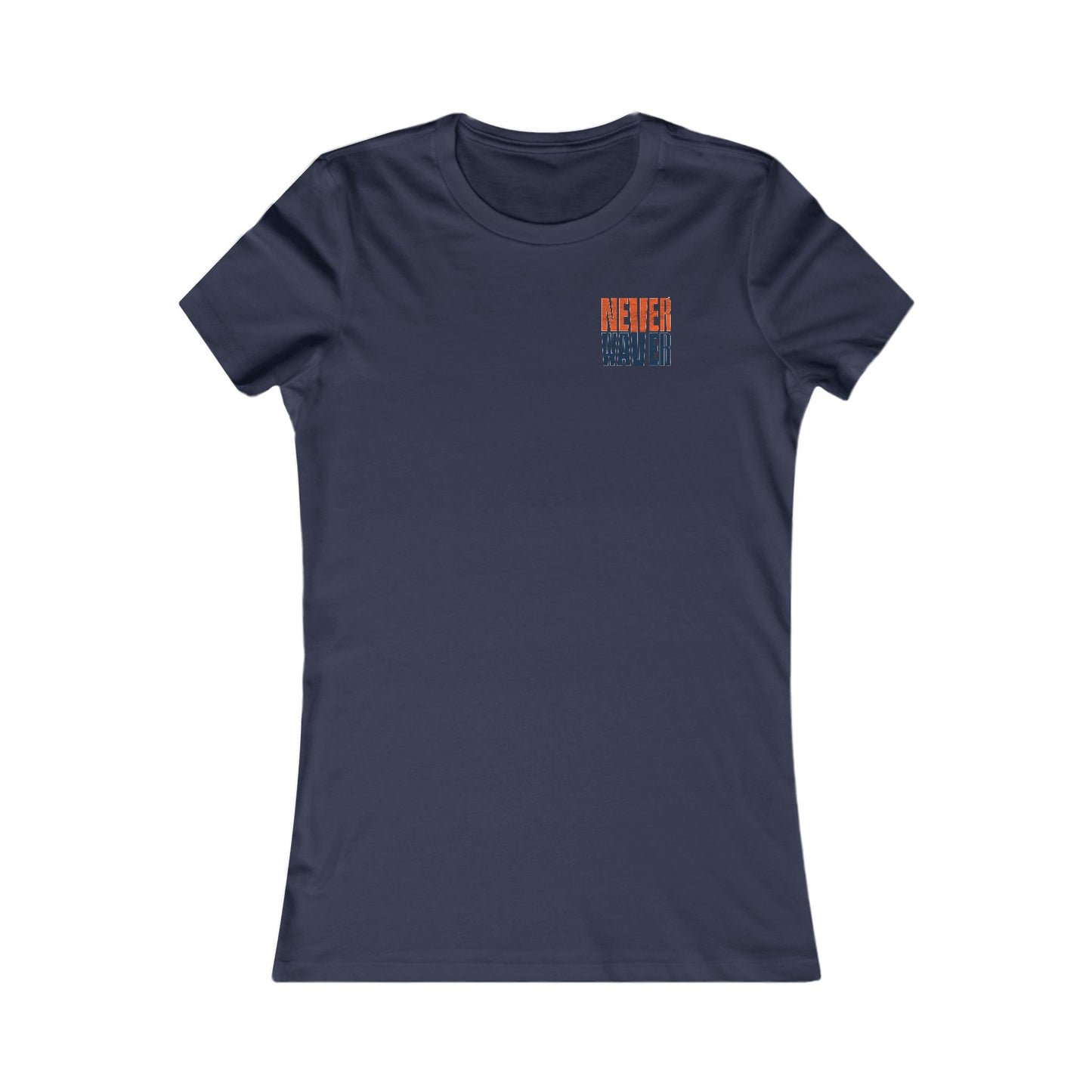 Denver Fans Never Waver W-Leopard Football Women's Favorite Tee