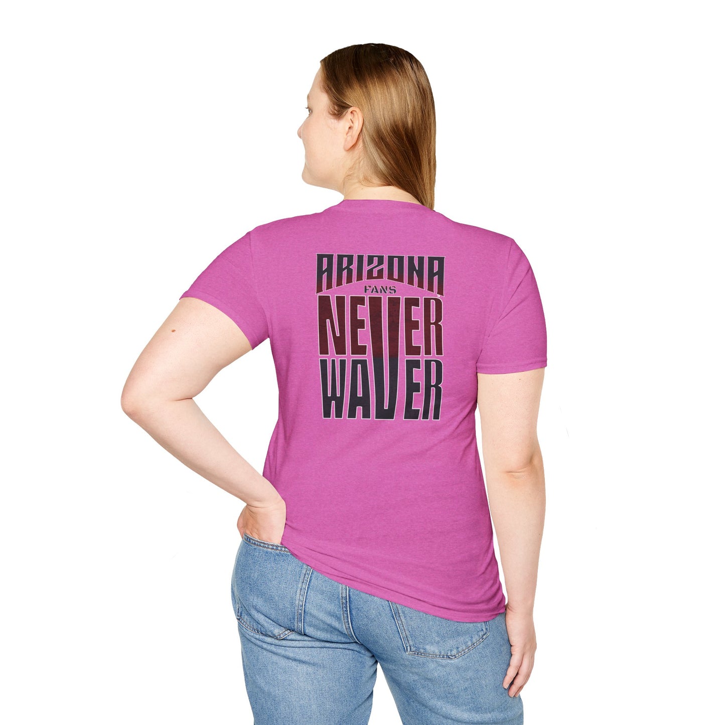 Arizona Fans Never Waver Unisex Softstyle T-Shirt