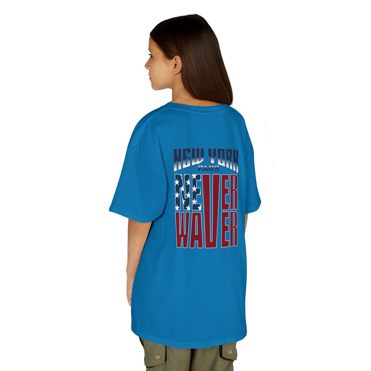 New York Fans Never Waver Kids Heavy Cotton™ Tee