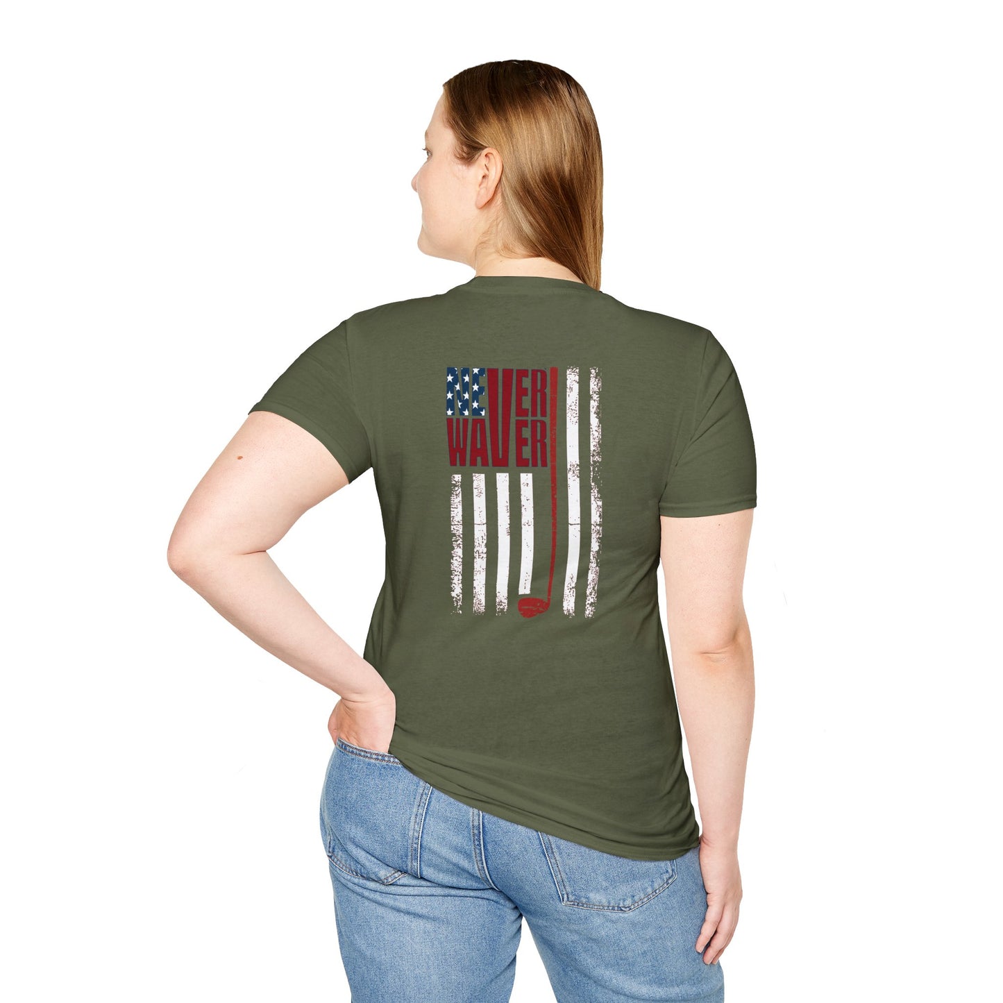 Never Waver Golf Unisex Soft style T-Shirt